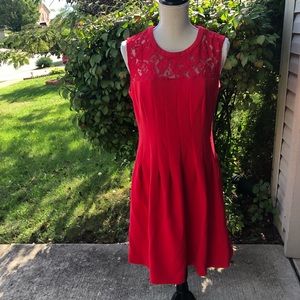 Red Lace Dress